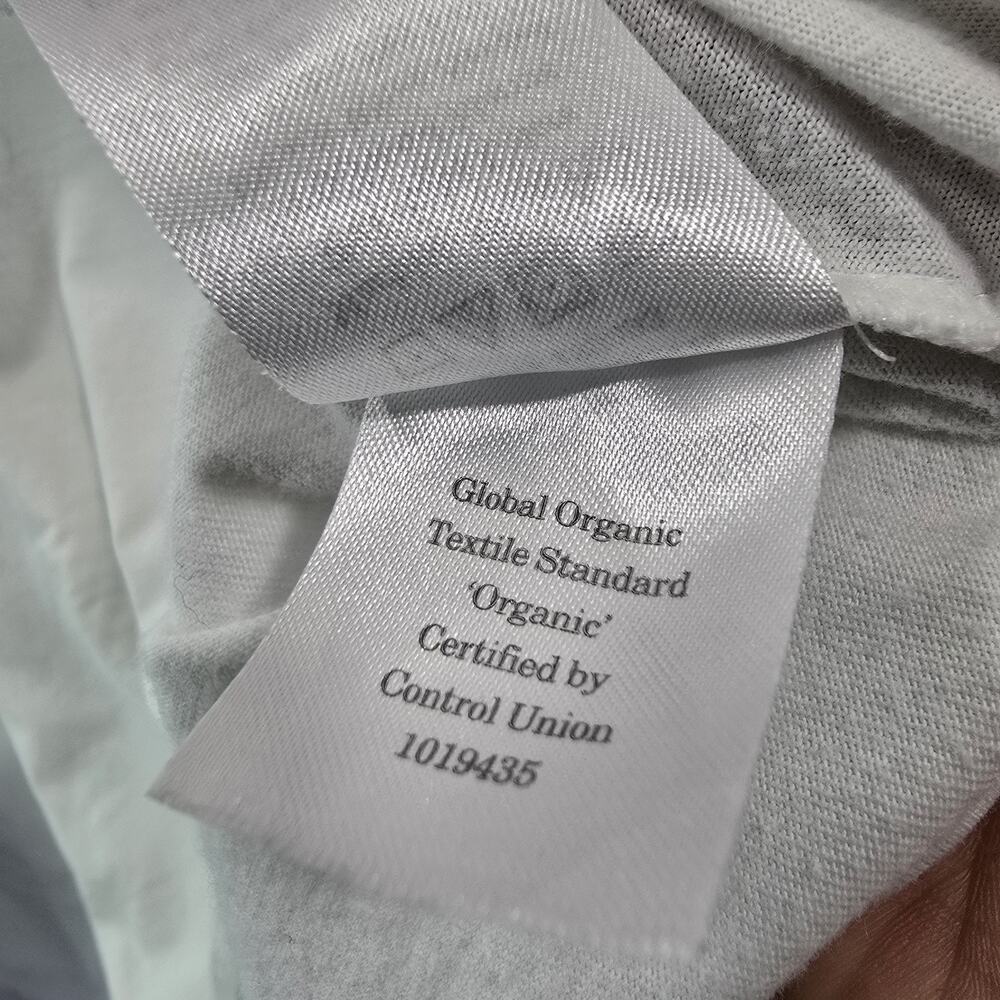 Everlane T Shirt Mens Small White Short Sleeve Crew Organic Cotton Lightweight - Picture 9 of 11